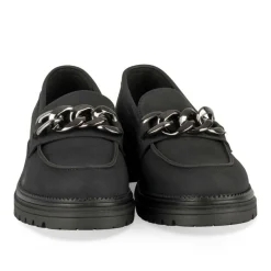Derbies NOIR Fille Motif Chaîne A Enfiler
