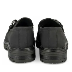 Derbies NOIR Fille Motif Chaîne A Enfiler