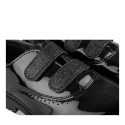 Derbies NOIR Fille Motif Vernis Scratch