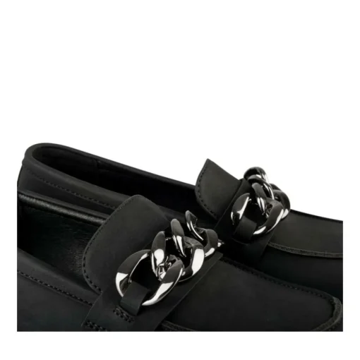 Derbies NOIR Fille Motif Chaîne A Enfiler