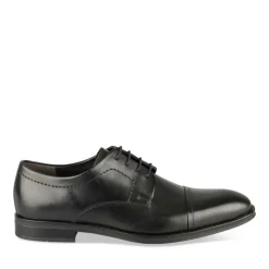 Derbies NOIR Homme CUIR Motif Uni Lacets