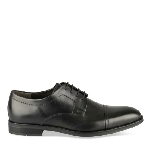 Derbies NOIR Homme CUIR Motif Uni Lacets