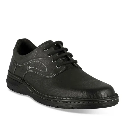 Derbies NOIR Homme CUIR Motif Uni Scratch