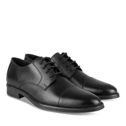 Derbies NOIR Homme CUIR Motif Uni Lacets