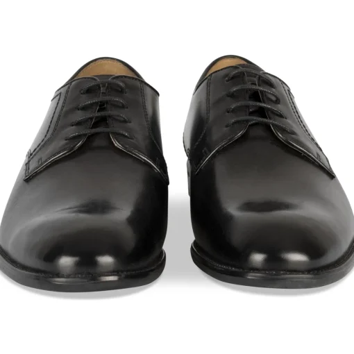 Derbies NOIR Homme CUIR Motif Uni Lacets