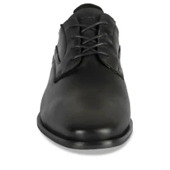 Derbies NOIR Homme CUIR Motif Uni A Enfiler