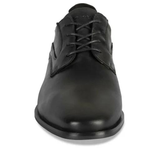 Derbies NOIR Homme CUIR Motif Uni A Enfiler