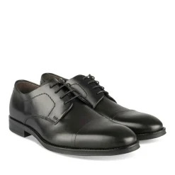 Derbies NOIR Homme CUIR Motif Uni Lacets