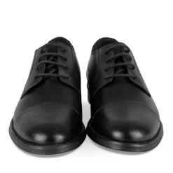 Derbies NOIR Homme CUIR Motif Uni Lacets