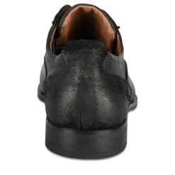 Derbies NOIR Homme CUIR Motif Uni A Enfiler