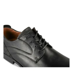 Derbies NOIR Homme CUIR Motif Uni A Enfiler