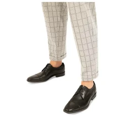 Derbies NOIR Homme CUIR Motif Uni Lacets