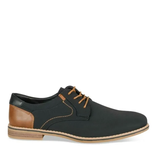 Derbies NOIR Homme Motif Uni Lacets