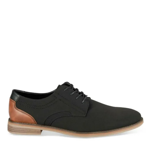 Derbies NOIR Homme Motif Uni Lacets