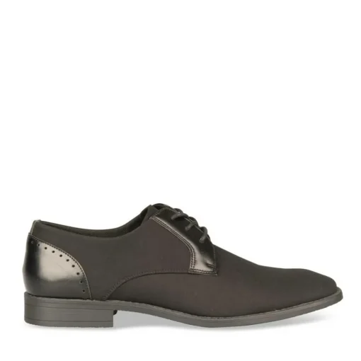 Derbies NOIR Homme Motif Uni Lacets