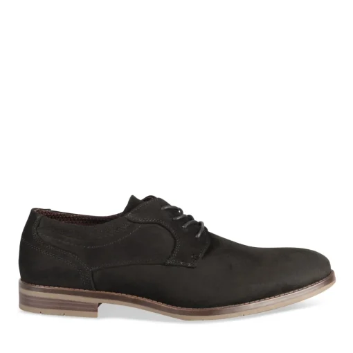 Derbies NOIR Homme Motif Uni Lacets