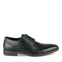 Derbies NOIR Homme Motif Uni A Enfiler