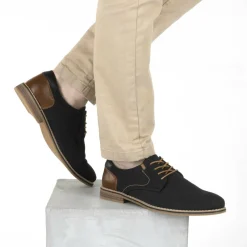 Derbies NOIR Homme Motif Uni Lacets