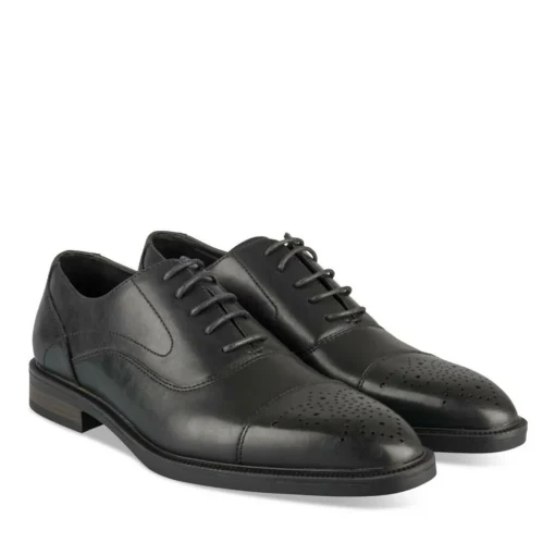 Derbies NOIR Homme Motif Uni Lacets