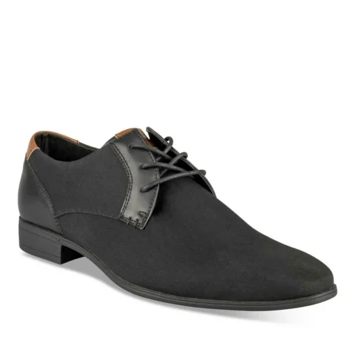 Derbies NOIR Homme Motif Uni Lacets