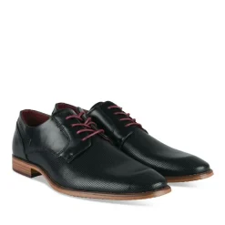 Derbies NOIR Homme Motif Uni Lacets