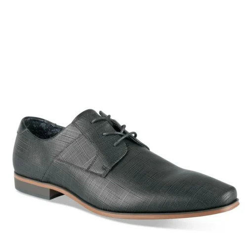 Derbies NOIR Homme Motif Uni Lacets