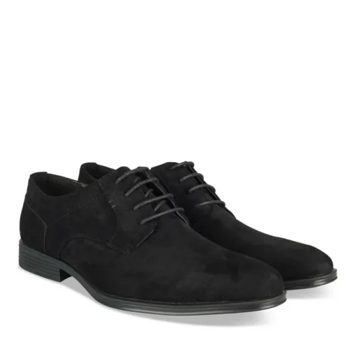 Derbies NOIR Homme Motif Uni Lacets