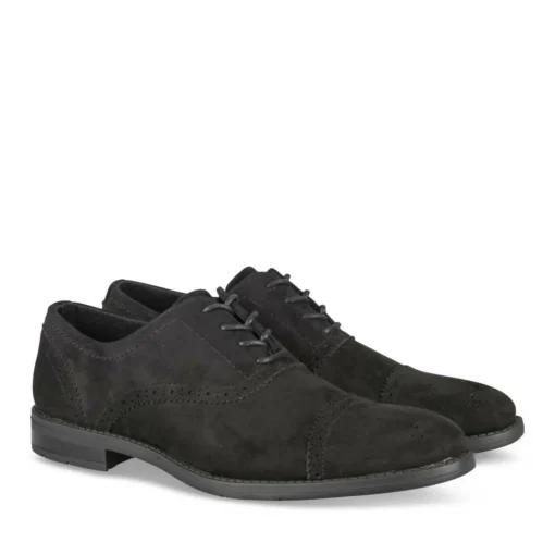 Derbies NOIR Homme Motif Uni Lacets