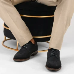 Derbies NOIR Homme Motif Uni Lacets
