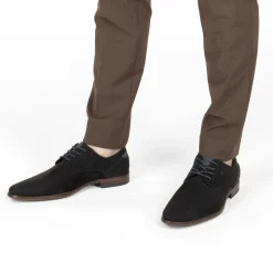 Derbies NOIR Homme Motif Uni Lacets