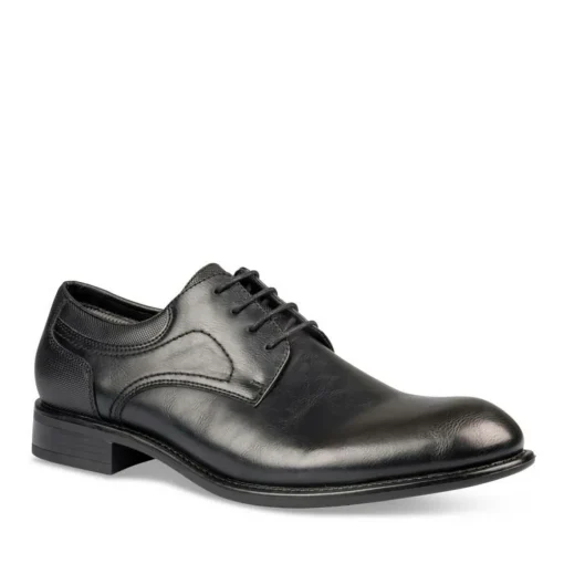 Derbies NOIR Homme Motif Uni Lacets