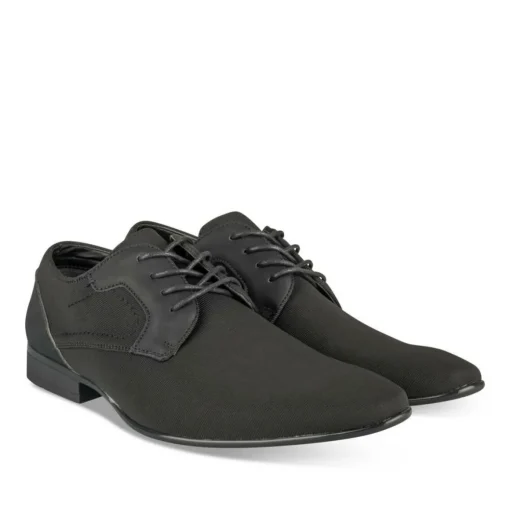 Derbies NOIR Homme Motif Uni Lacets