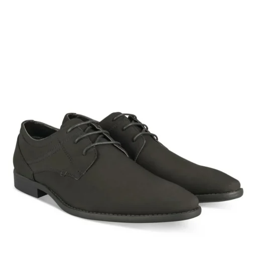 Derbies NOIR Homme Motif Uni Lacets