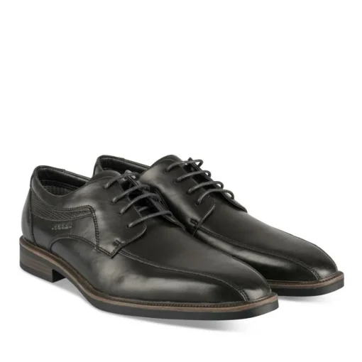 Derbies NOIR Homme Motif Uni Lacets