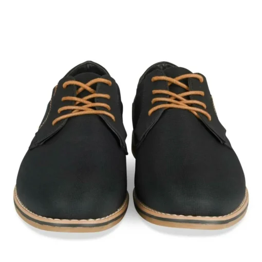Derbies NOIR Homme Motif Uni Lacets