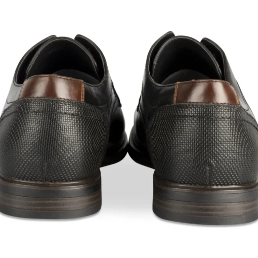 Derbies NOIR Homme Motif Uni Lacets