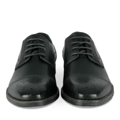Derbies NOIR Homme Motif Uni A Enfiler