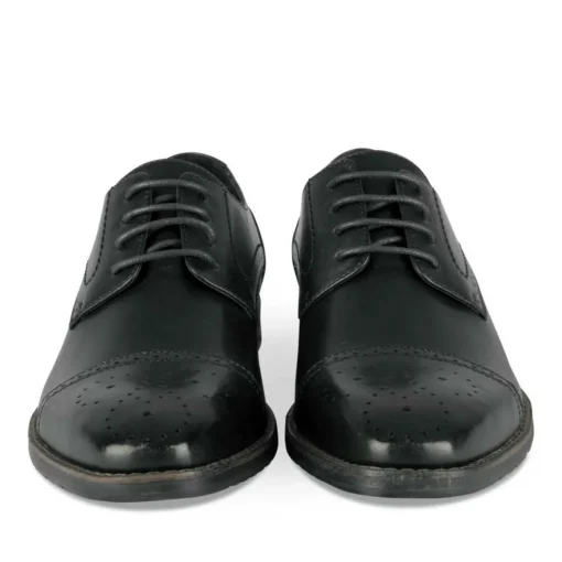 Derbies NOIR Homme Motif Uni A Enfiler