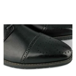 Derbies NOIR Homme Motif Uni A Enfiler