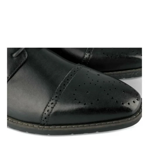 Derbies NOIR Homme Motif Uni A Enfiler