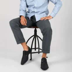Derbies NOIR Homme Motif Uni Lacets