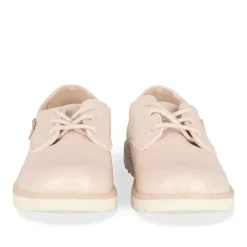 Derbies ROSE Fille Motif Coeurs Lacets