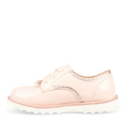 Derbies ROSE Fille Motif Uni Elastique
