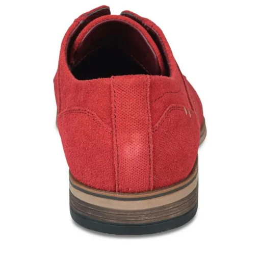 Derbies ROUGE Homme CUIR Lacets