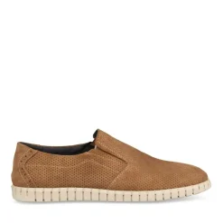 Derbies Slip-on COGNAC Homme CUIR Motif Uni Elastique