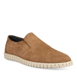 Derbies Slip-on COGNAC Homme CUIR Motif Uni Elastique