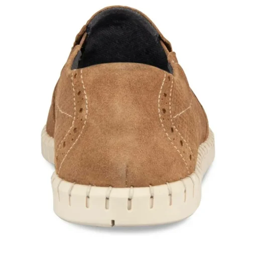Derbies Slip-on COGNAC Homme CUIR Motif Uni Elastique
