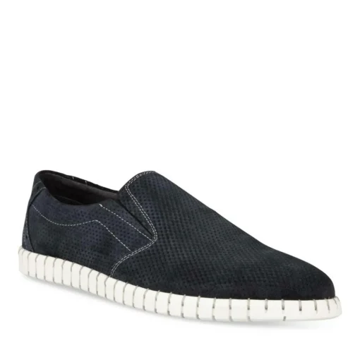 Derbies Slip-on MARINE Homme CUIR Motif Uni Elastique