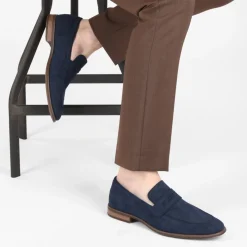 Derbies Slip-on MARINE Homme Motif Uni A Enfiler