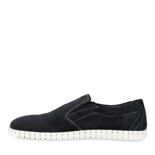 Derbies Slip-on MARINE Homme CUIR Motif Uni Elastique